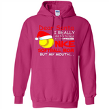 Dear Santa I Really Did Try To Be A Nice Softball Mom T-Shirt - Hoodie