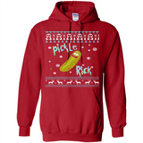 Rick and Morty Pickle Rick Ugly Christmas Sweater - Hoodie