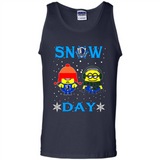 Snow Day Shirt For Dallas Mavericks Vs Minion Fans pingpong
