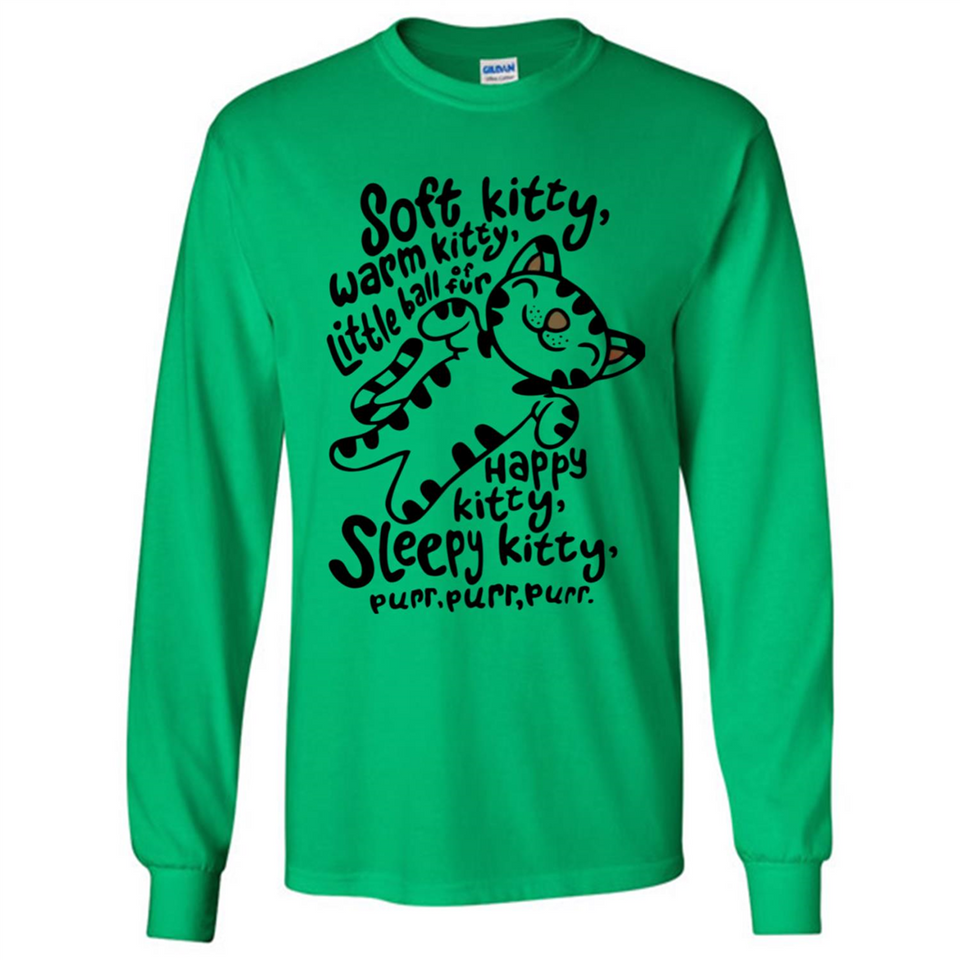 Soft kitty warm kitty little ball of fur - Long Sleeve T-Shirt