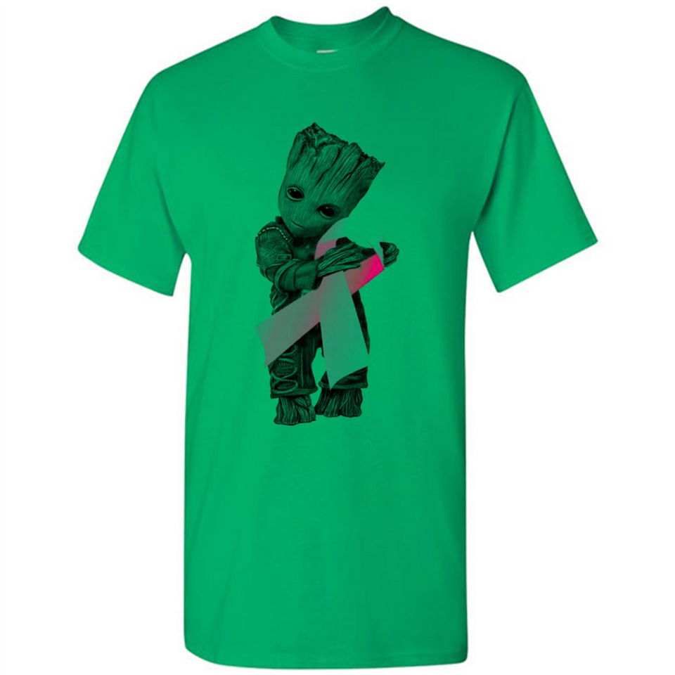 Groot Hug Breast Cancer - Shirt