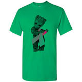 Groot Hug Breast Cancer - Shirt