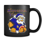 Grumpy Santa Claus Minnesota Vikings Football Team PINGPONG
