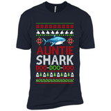 Auntie shark Doo Doo Doo Christmas - Premium Short Sleeve T-Shirt