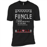Mens Christmas Funcle Definition - Premium Short Sleeve T-Shirt