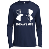 Lineman Wife Under Armour - Canvas Long Sleeve T-Shirt