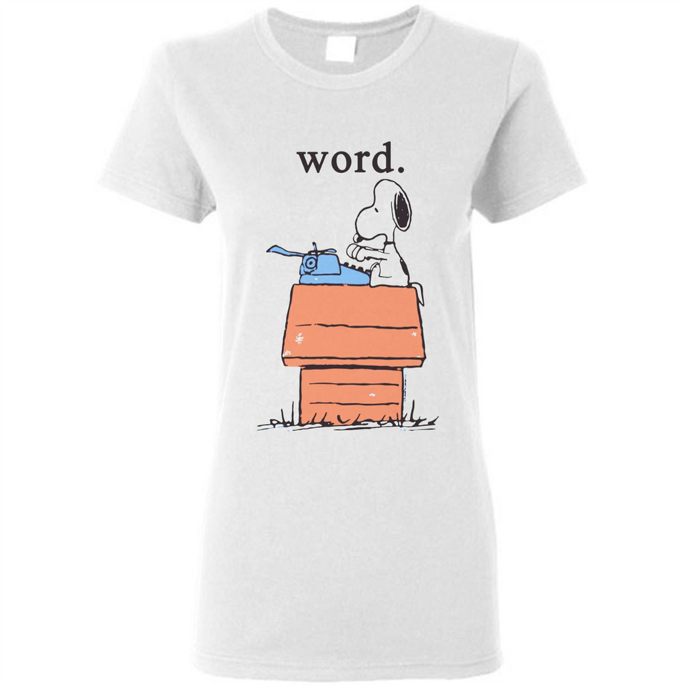 Snoopy Word - Ladies Short-Sleeve