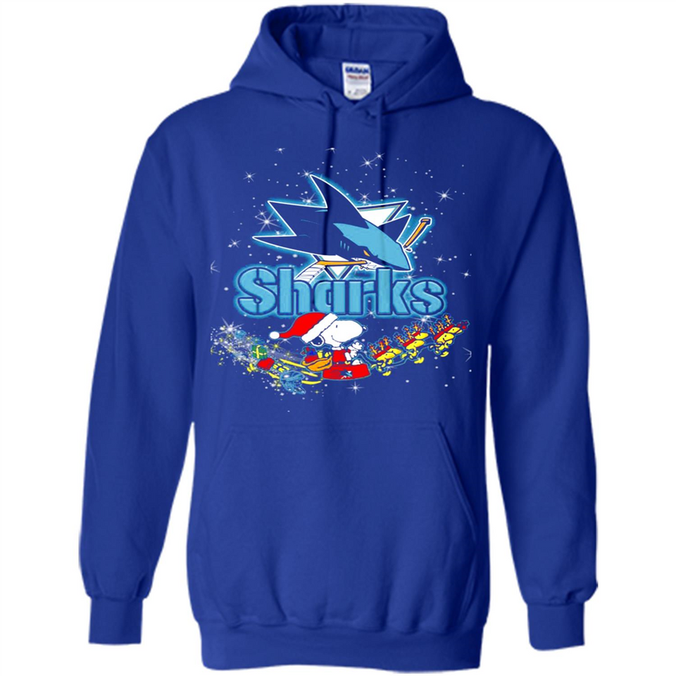 Snoopy Christmas San Jose Sharks - Hoodie