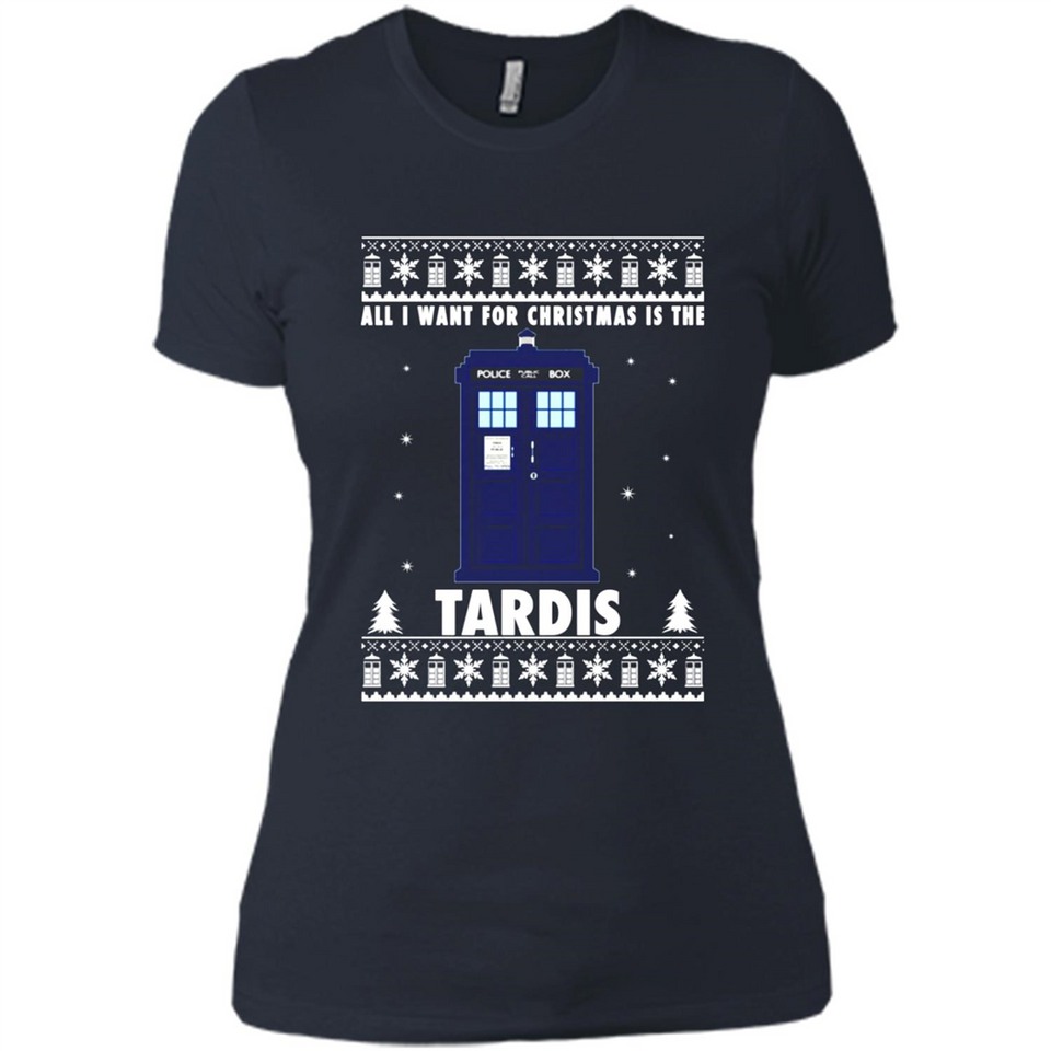 All I Want For Christmas Is The Tardis Ugly PINGPONG