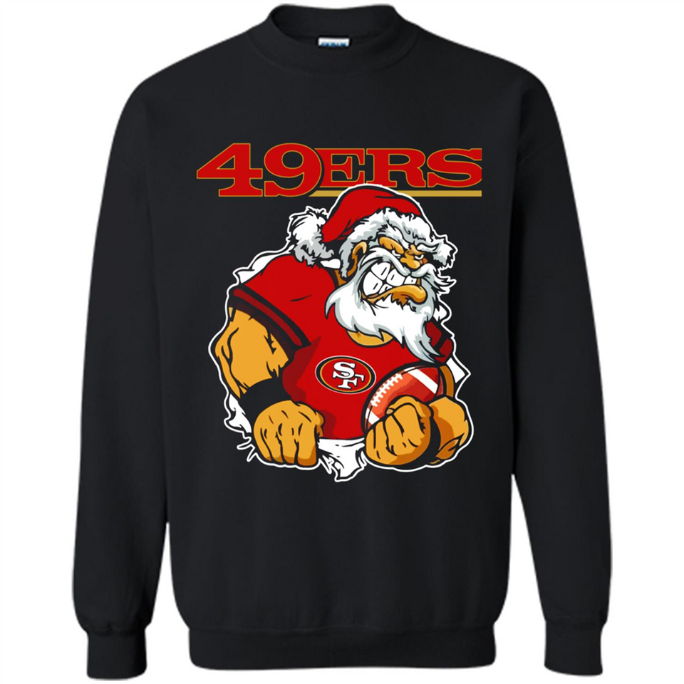 Grumpy Santa Claus San Francisco 49ers Football Team PINGPONG