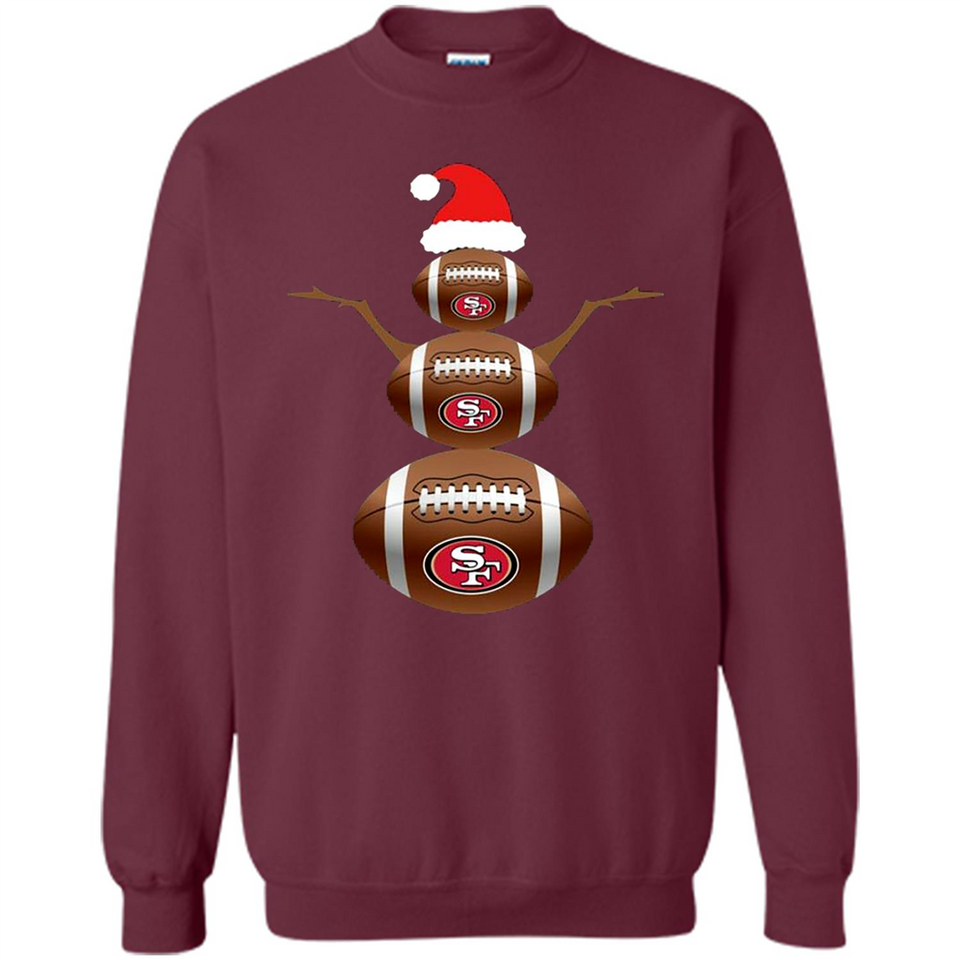 San Francisco 49ers NFL Dabbing Snowman Xmas