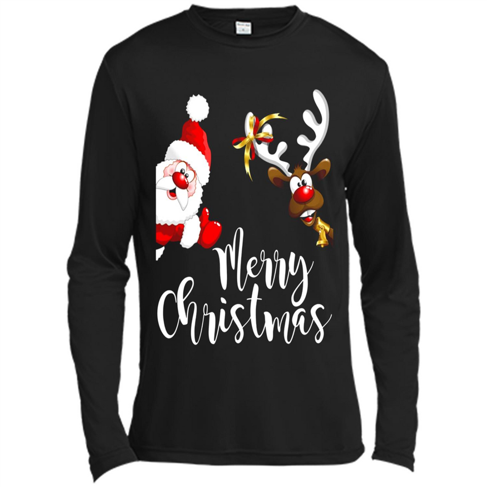 Merry Christmas - Canvas Long Sleeve T-Shirt