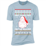 Santa First things first i’m the realest Christmas - Premium Short Sleeve T-Shirt