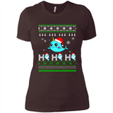 Narwhal christmas sweatshirt hoodie long PINGPONG - Ladies' Boyfriend T-Shirt