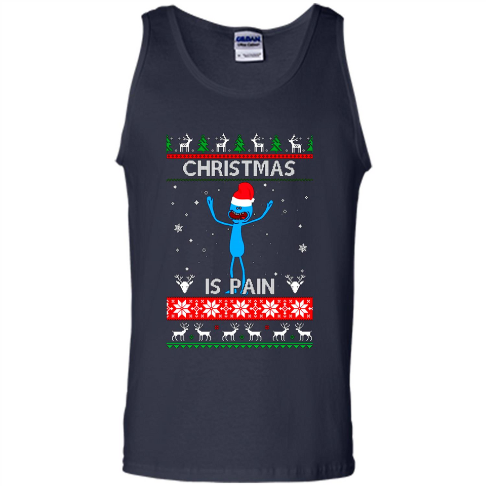 Mr Meeseeks Christmas Is Pain – Rick and Morty Christmas Sweater PINGPONG