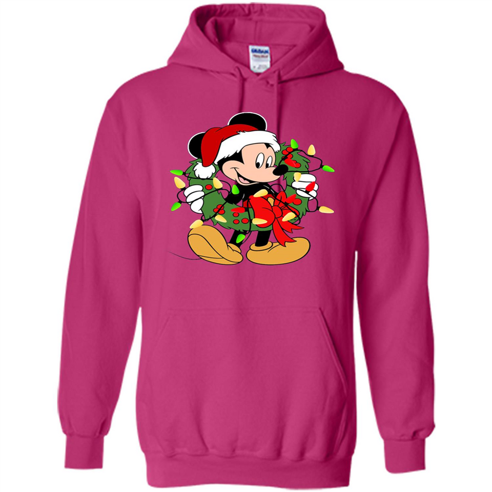 Disney Mickey Mouse Christmas Lights Sweatshirt - Hoodie
