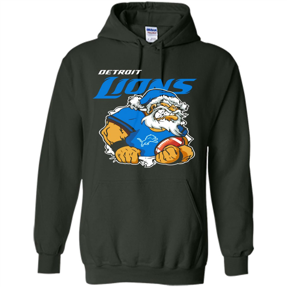 Grumpy Santa Claus Detroit Lions Football Team PINGPONG