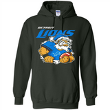 Grumpy Santa Claus Detroit Lions Football Team PINGPONG