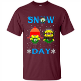 Snow Day Shirt For Boston Celtics Vs Minion Fans pingpong