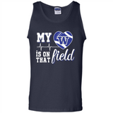 Washington Huskies Football My Heart is on that Field - Tank Top