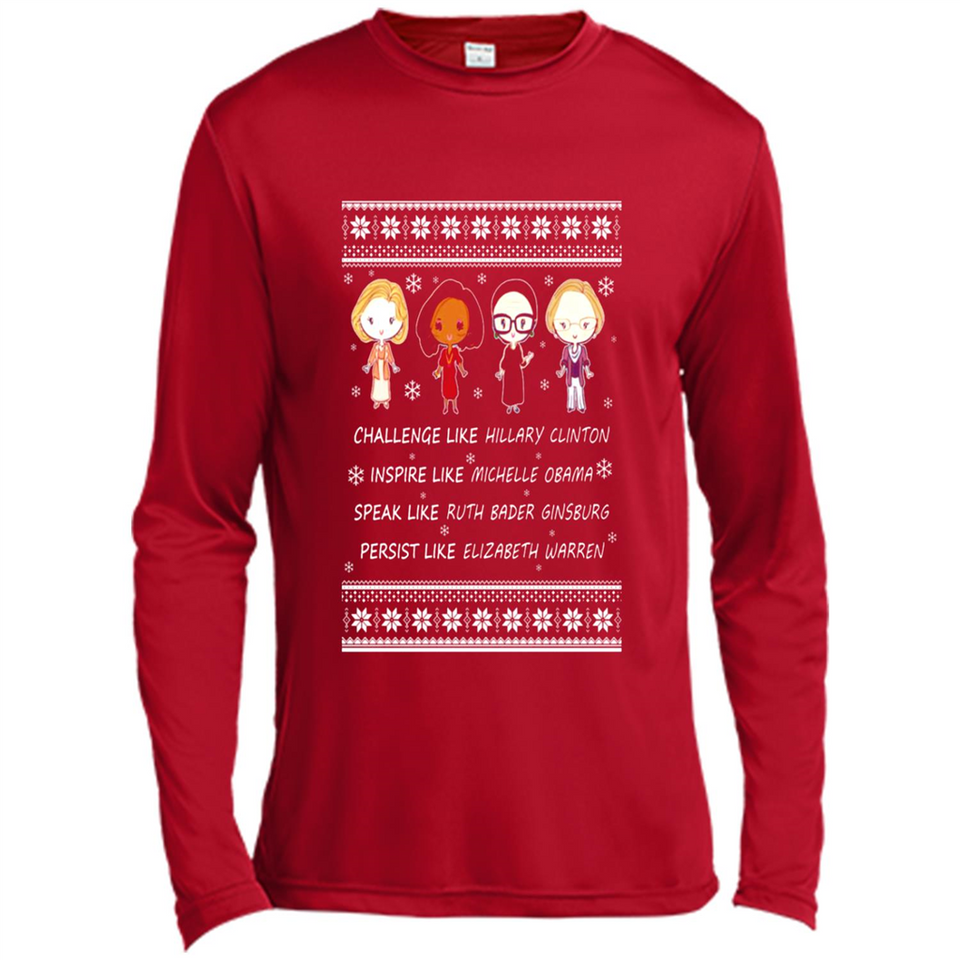 Nasty Women Michelle Hillary Warren Bader Christmas PINGPONG