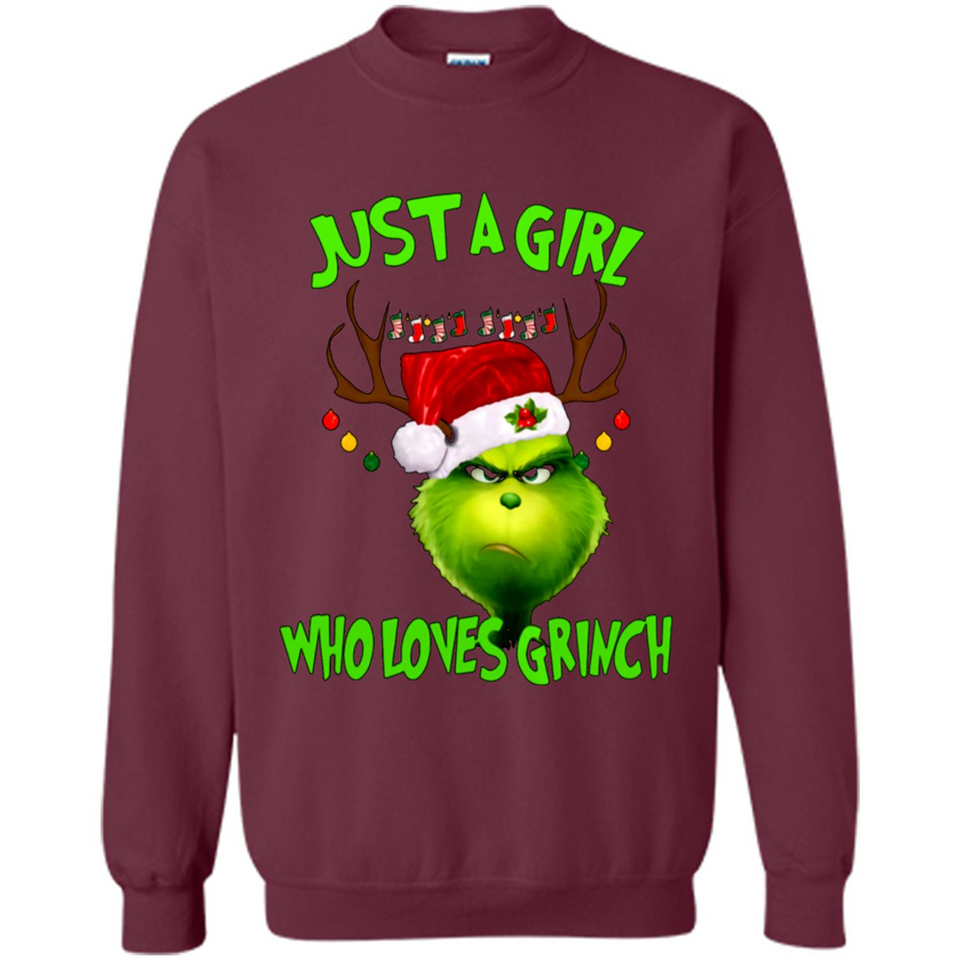 Just a Girl Who Loves Grinch Christmas PING PONG