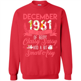 December 1981 37 Years Of Being Classy Sassy - Sweatshirt