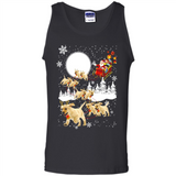 Christmas Santa Golden Retriever Sleigh For Labrador Retriever