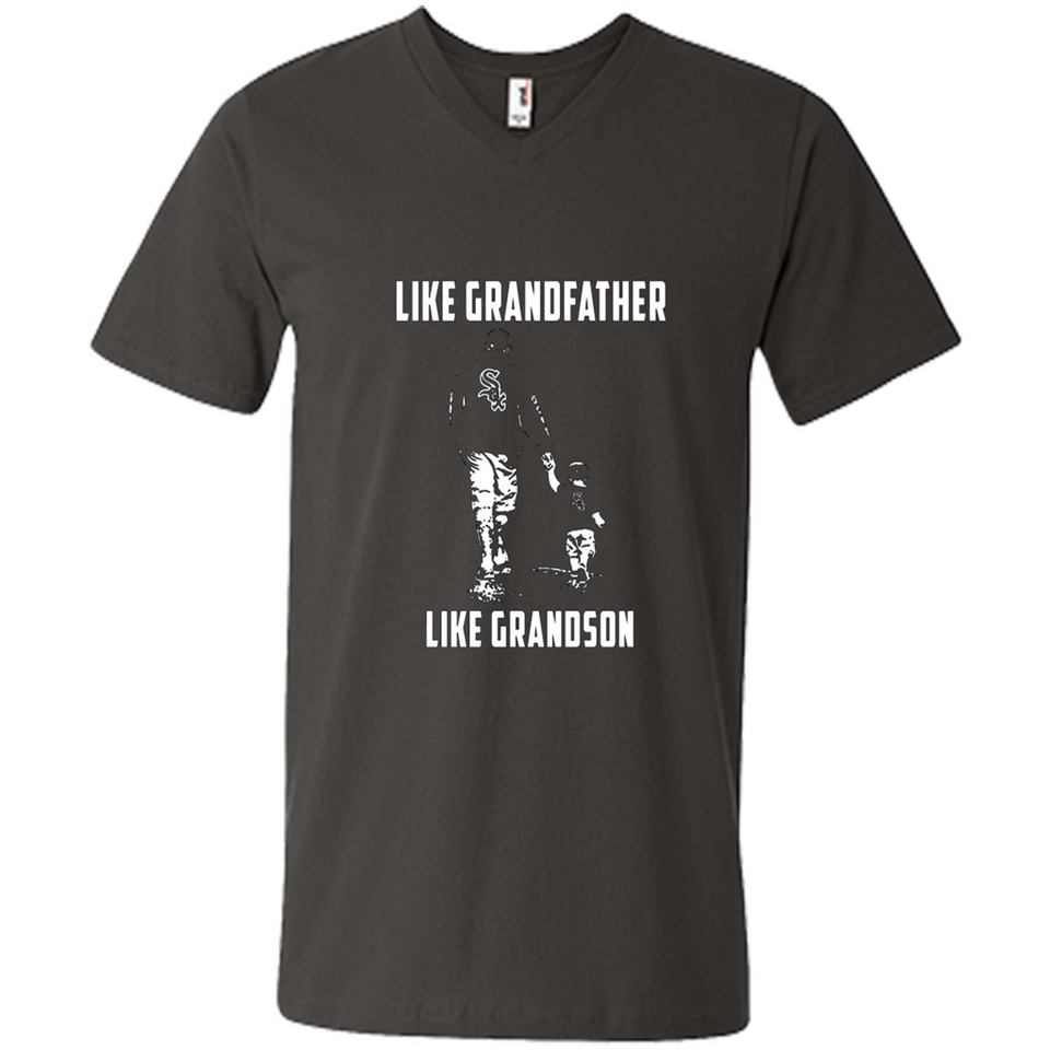 Chicago White Sox GrandFather Like GrandSon - Men's V-Neck