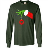 Funny Grinch Hand Holding Chef Ornament Christmas PING PONG