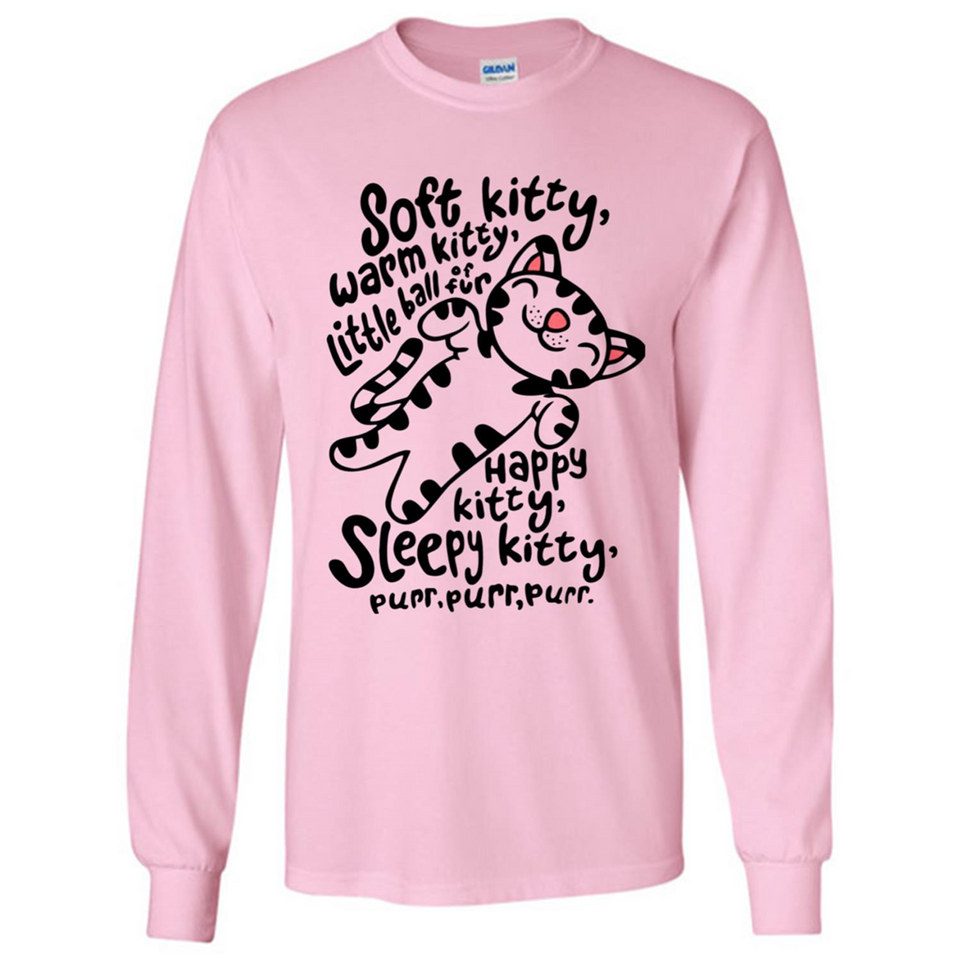 Soft kitty warm kitty little ball of fur - Long Sleeve T-Shirt