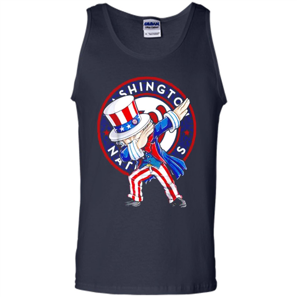 MLB WASHINGTON NATIONALS UNCLE SAM DABBING INDEPENDENCE DAY