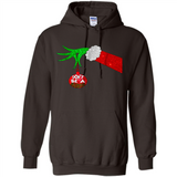GRINCH HAND HOLDING CHRISTMAS ORNAMENT - DON'T BE A GRINCH PINGPONG