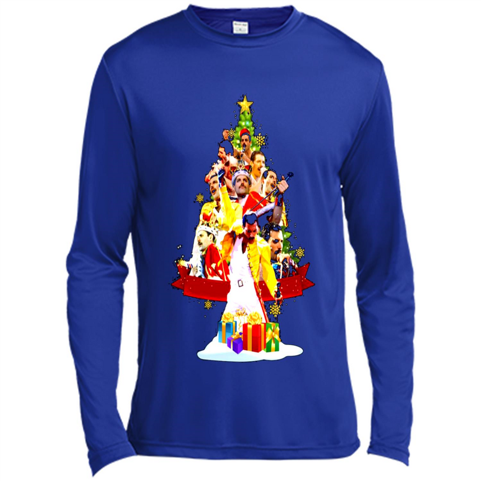 Freddie Mercury Christmas Tree Sweatshirt PING PONG
