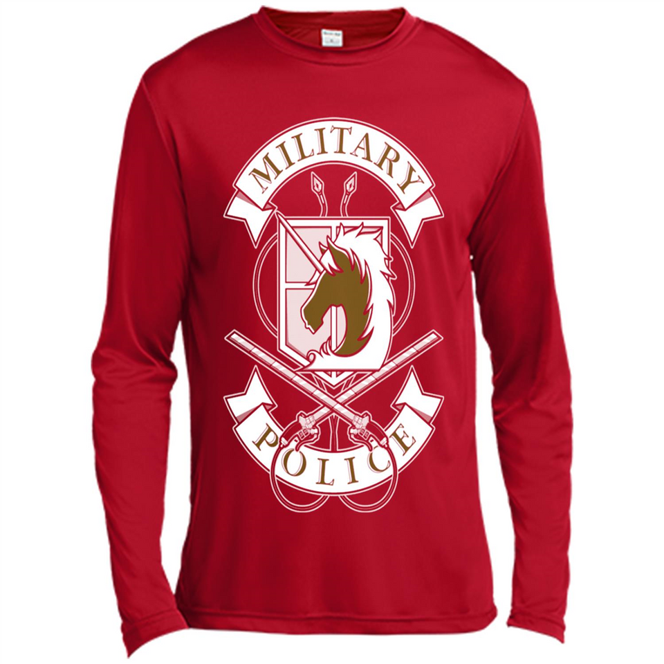 AoT Military Police - Canvas Long Sleeve T-Shirt
