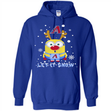 Minion Arizona Diamondbacks Ugly Christmas Sweater Let it Snow - Hoodie