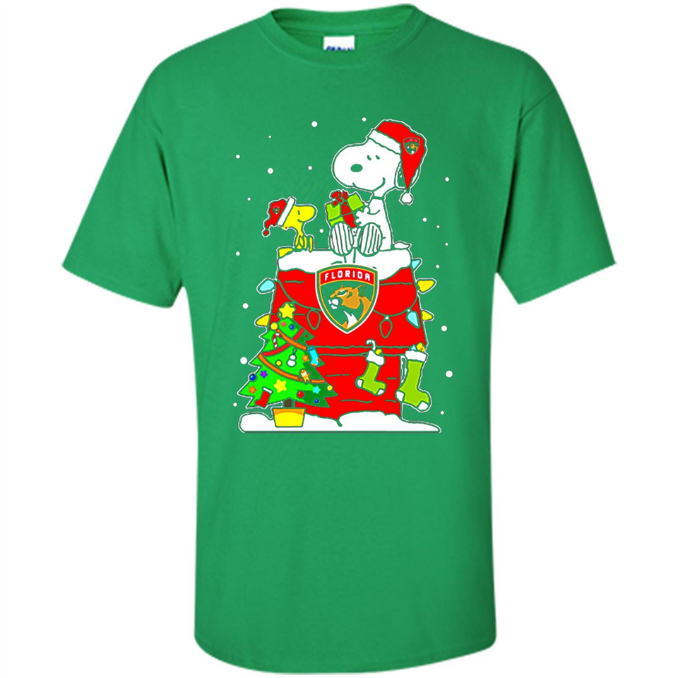Florida Panthers Snoopy Ugly Christmas Sweaters - Shirt