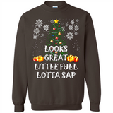 Looks Great Little Full Lotta Sap Funny Christmas Tree Mug PINGPONG - Sweatshirt