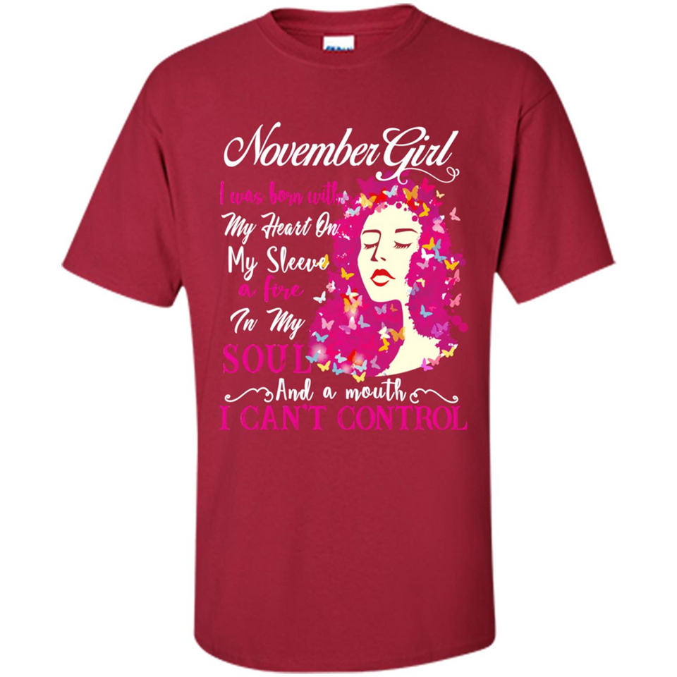 November Butterfly Girl - Shirt