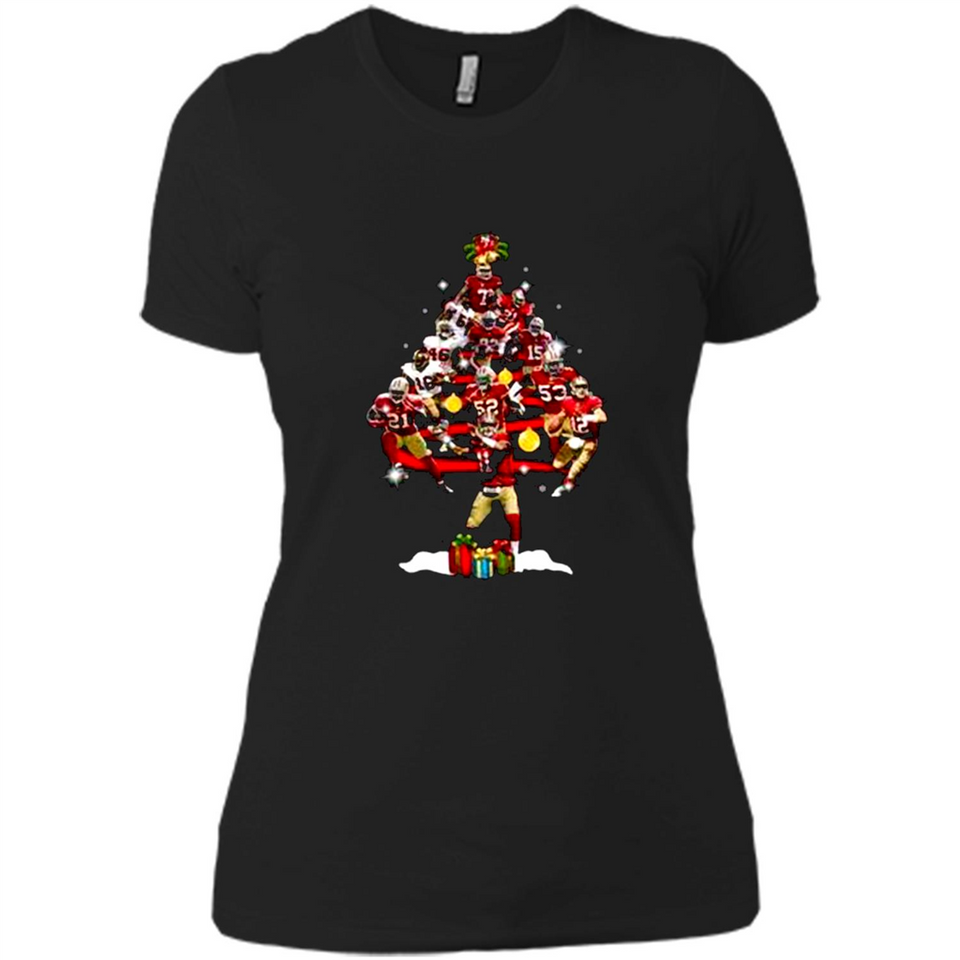 San Francisco 49ers Players Christmas Tree PINGPONG