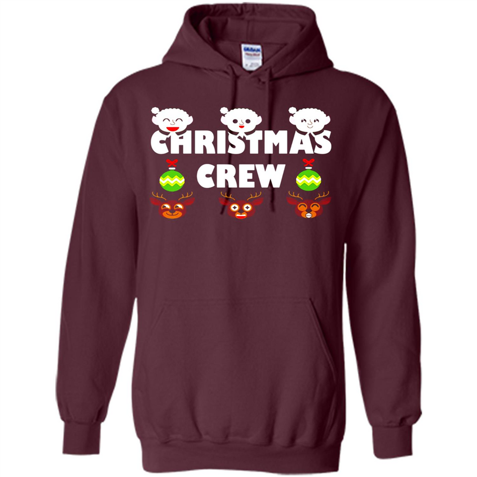 Christmas Crew Gifts Santa Elves Reindeer - Hoodie