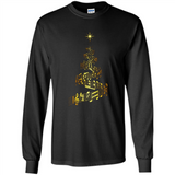 Music Note Christmas Tree Xmas Music Lover Mug PINGPONG - Long Sleeve T-Shirt