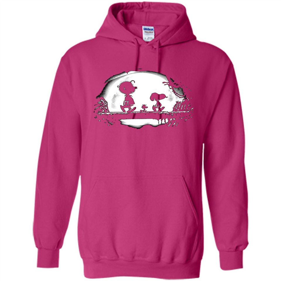 Snoopy The Peanuts Walking To The Moon