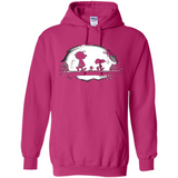 Snoopy The Peanuts Walking To The Moon