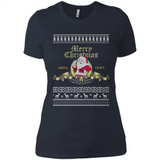 Christmas Santa Goldwyn Mayer Logo - Ladies' Boyfriend T-Shirt