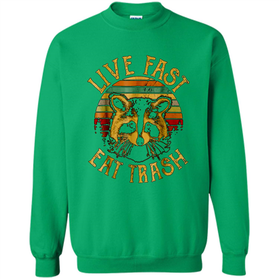 Live fast eat trash bear vintage camping PINGPONG