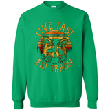 Live fast eat trash bear vintage camping PINGPONG