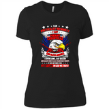 I Am Politically Incorrect I Say Merry Christmas America - Ladies' Boyfriend T-Shirt