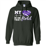 TCU Horned Frogs Football My Heart is on that Field - Hoodie