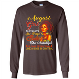 August Girl She Slays She Prays Beautiful Birthday PINGPONG